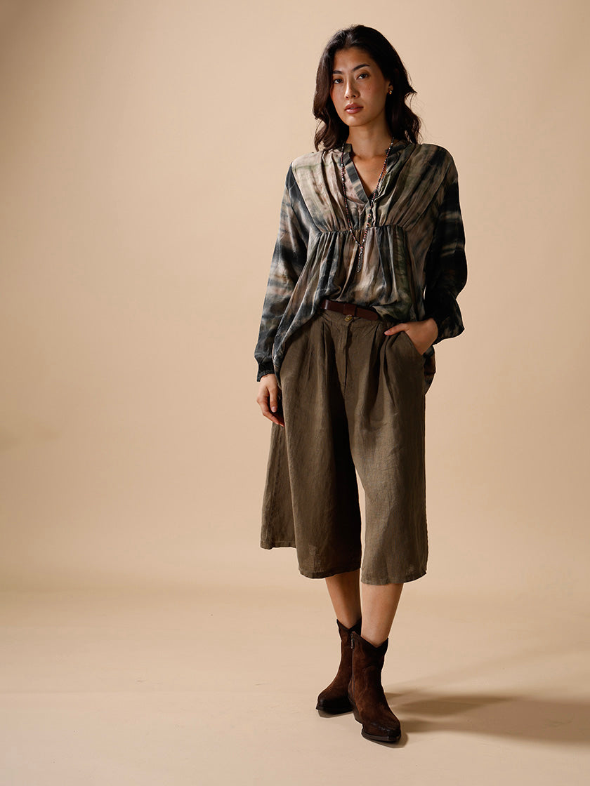 Leinenshorts «Bermuda» von INTUITION PARIS