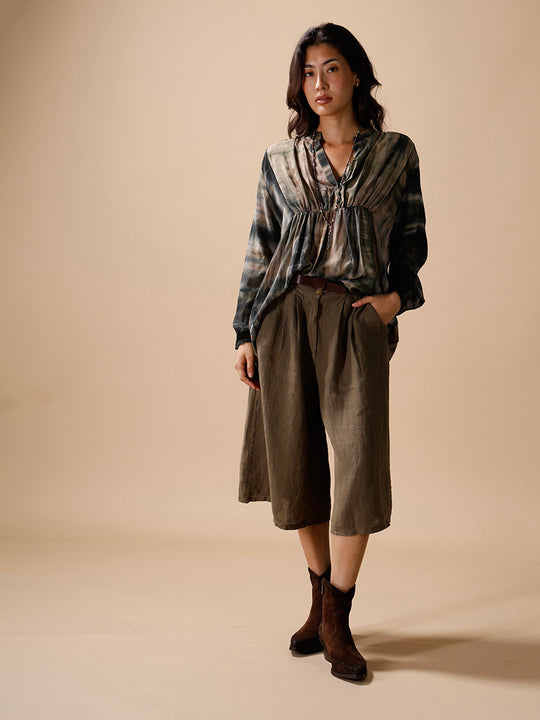 Leinenshorts «Bermuda» von INTUITION PARIS