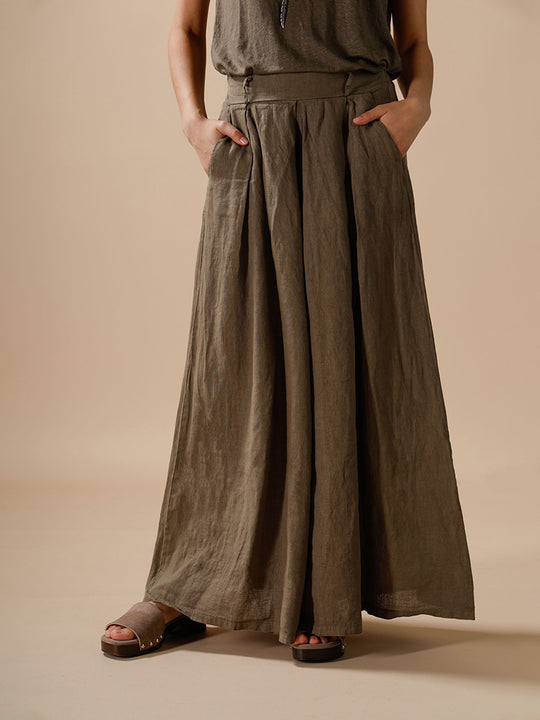 Leinenhose von INTUITION PARIS