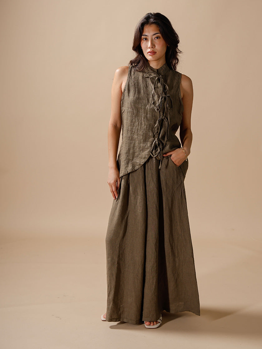 Leinenhose von INTUITION PARIS