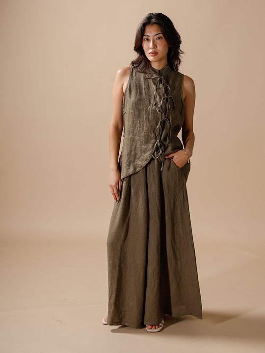 Leinenhose von INTUITION PARIS