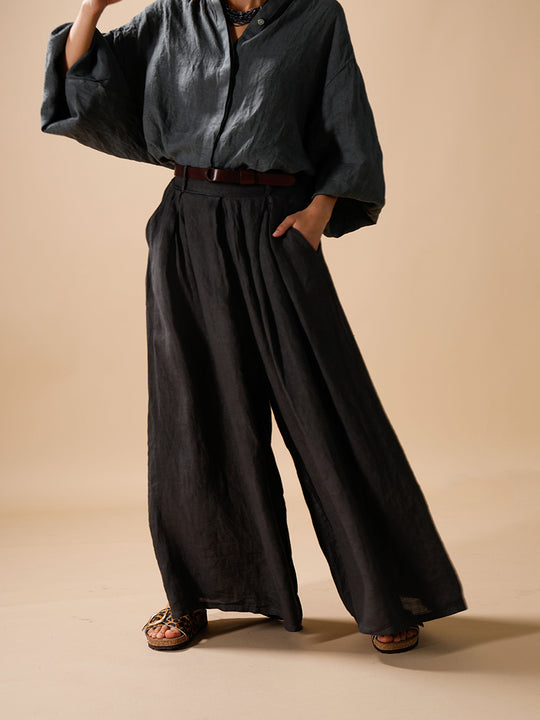 Leinenhose von INTUITION PARIS