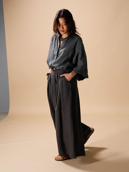 Leinenhose von INTUITION PARIS