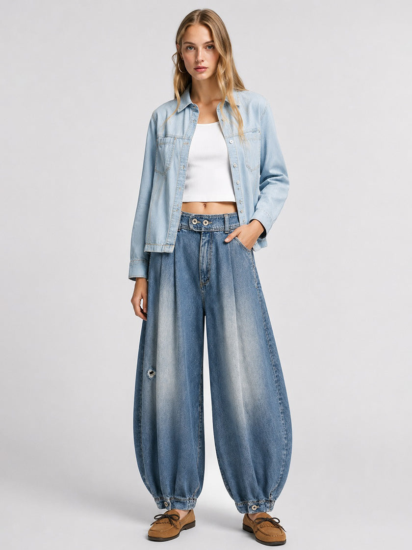 Jeans «Barrel» von PLEASE