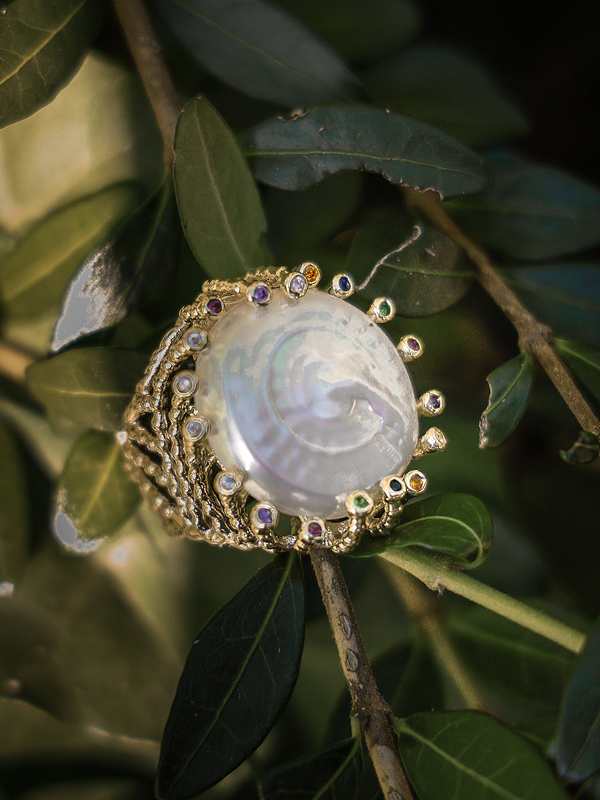 Fingerring «Leonoris Pearl» von CORAZON