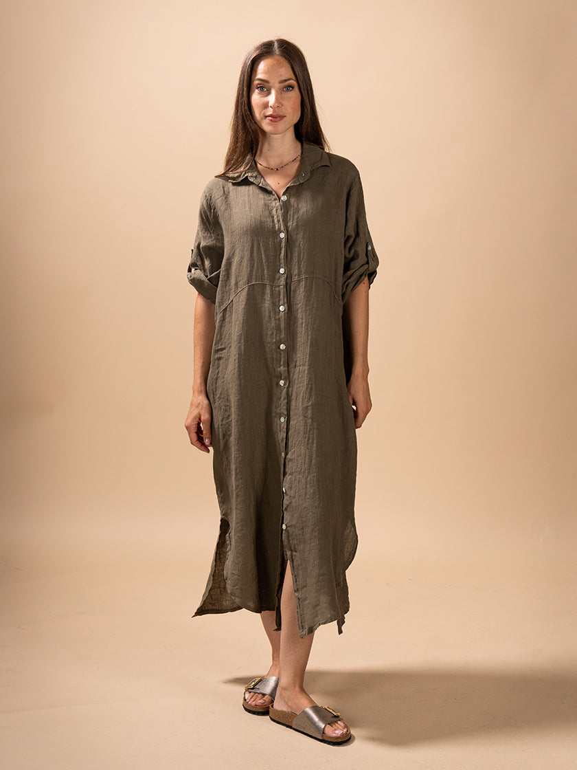 Leinenkleid von INTUITION PARIS
