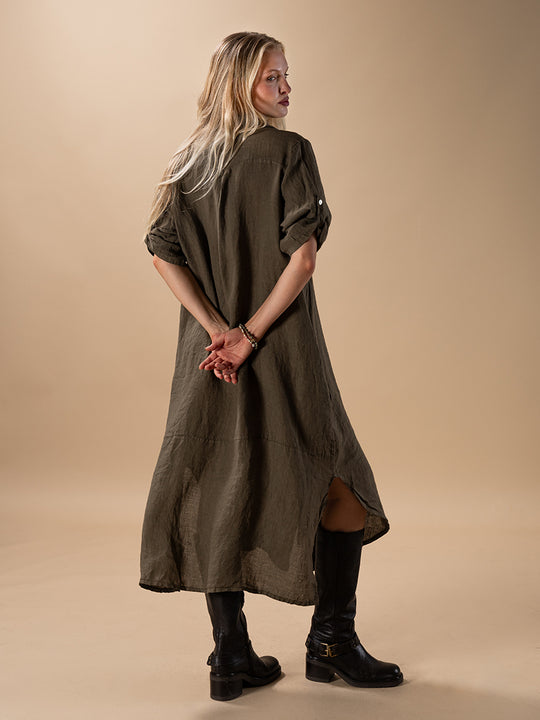 Leinenkleid von INTUITION PARIS