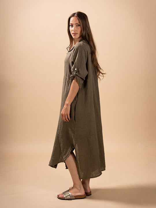 Leinenkleid von INTUITION PARIS
