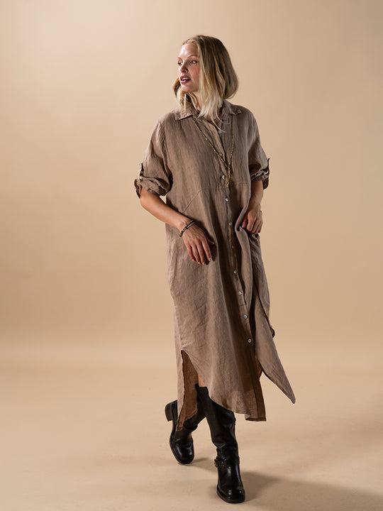 Leinenkleid von INTUITION PARIS