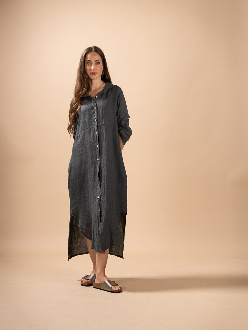 Leinenkleid von INTUITION PARIS