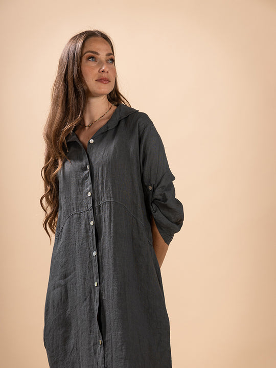 Leinenkleid von INTUITION PARIS