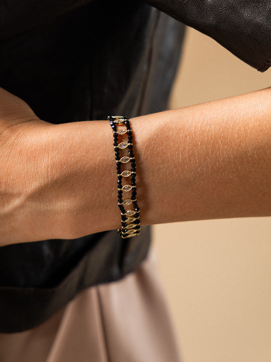 Armband «Enya Schwarz» von CORAZON