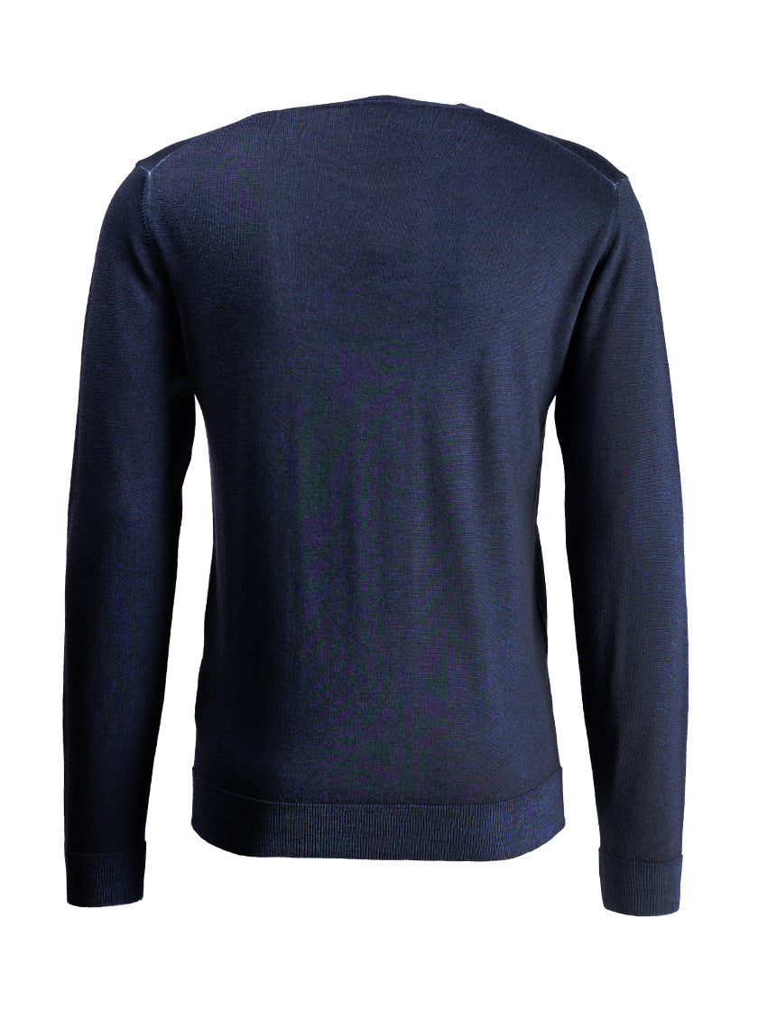 Strickpullover «C-Neck Piece Dyed» von DANIELE FIESOLI