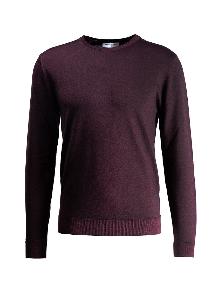 Strickpullover «C-Neck Piece Dyed» von DANIELE FIESOLI