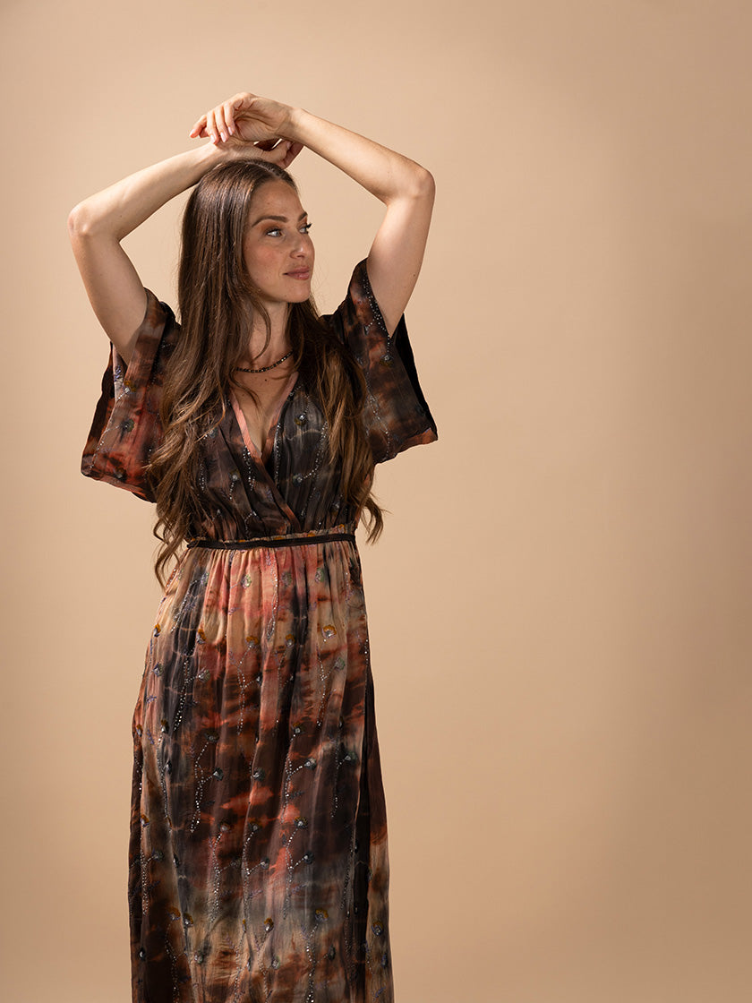 Seidenkleid «Bali» von COFUR