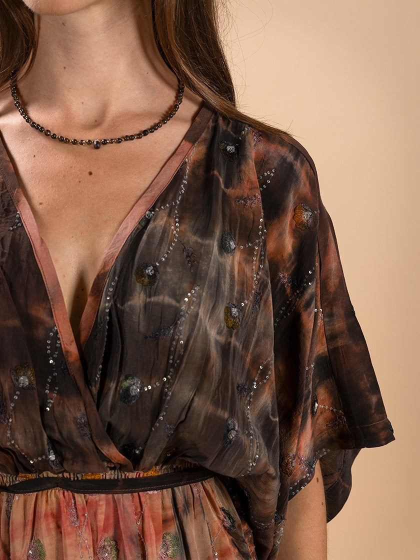Seidenkleid «Bali» von COFUR