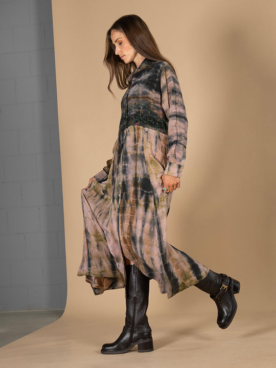 Seidenkleid «New Yorker» von COFUR