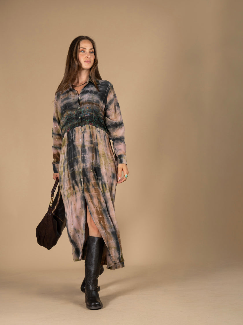 Seidenkleid «New Yorker» von COFUR
