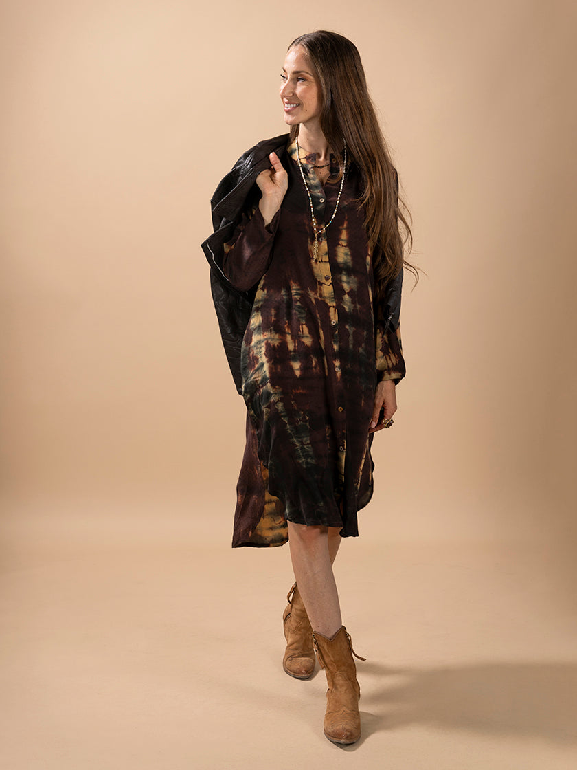 Seidenkleid «Dubai» von COFUR