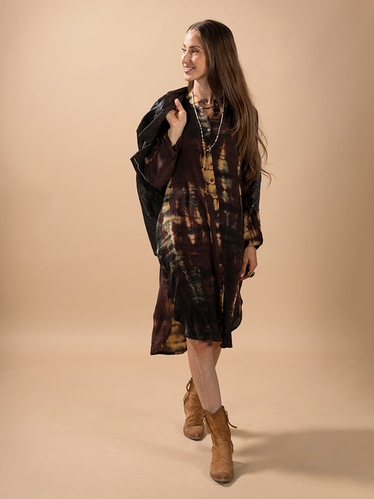 Seidenkleid «Dubai» von COFUR
