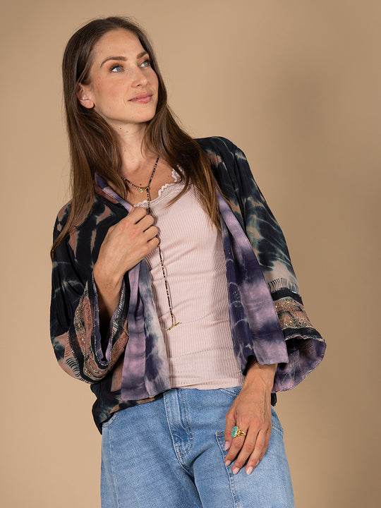 Seidenjacke «Reversible» von COFUR