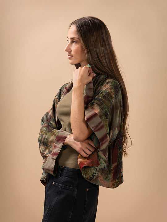 Seidenjacke «Reversible» von COFUR