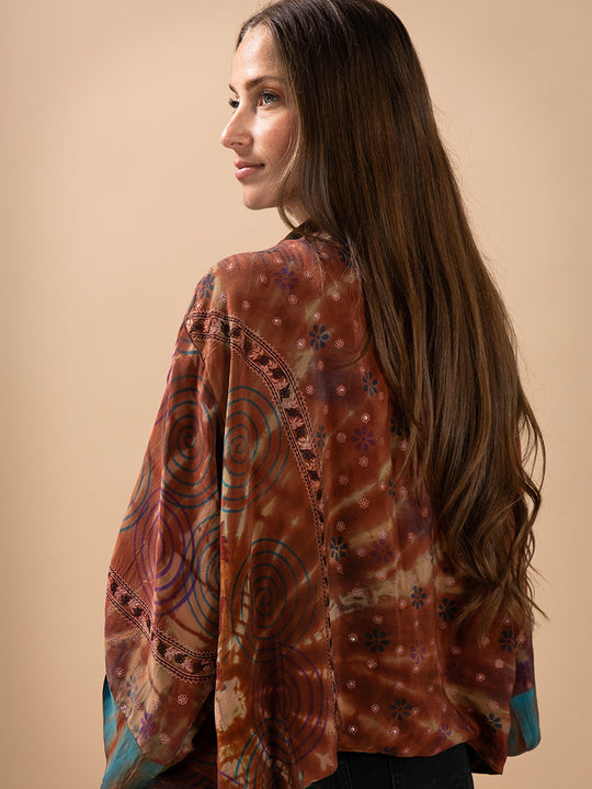 Seidenjacke «Reversible» von COFUR