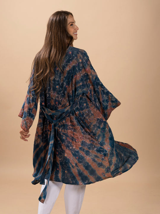 Seidenkimono «Dubai» von COFUR