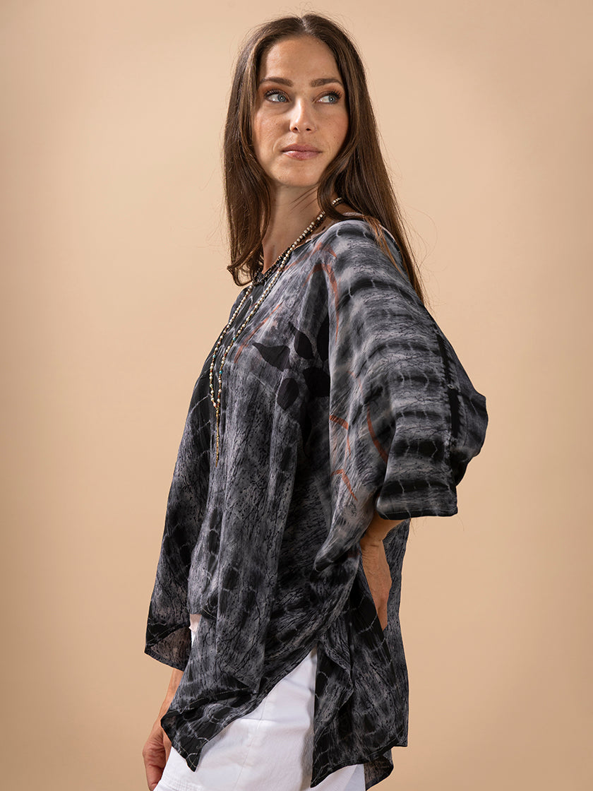 Seidenponcho «Lombok» von COFUR
