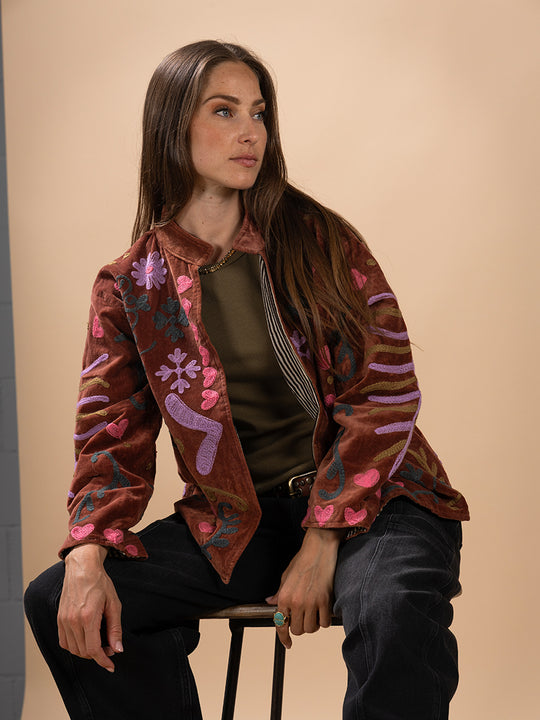 Jacke «Suzani Peace» von COFUR
