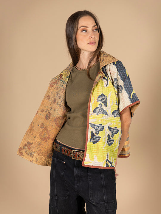 Jacke «Kantha Cape Reversible» von COFUR