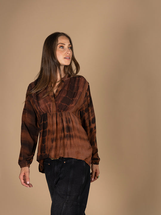 Seidenbluse «City» von COFUR