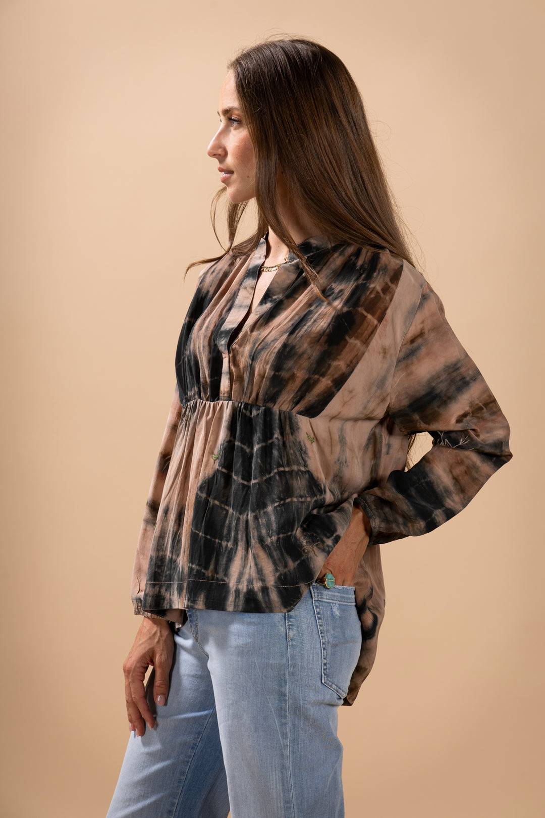 Seidenbluse «City» von COFUR