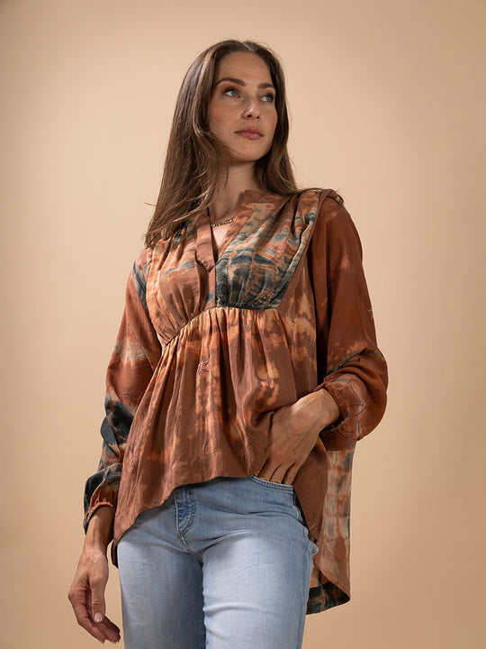 Seidenbluse «City» von COFUR