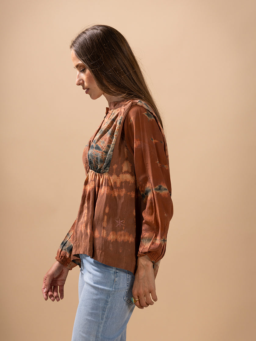 Seidenbluse «City» von COFUR