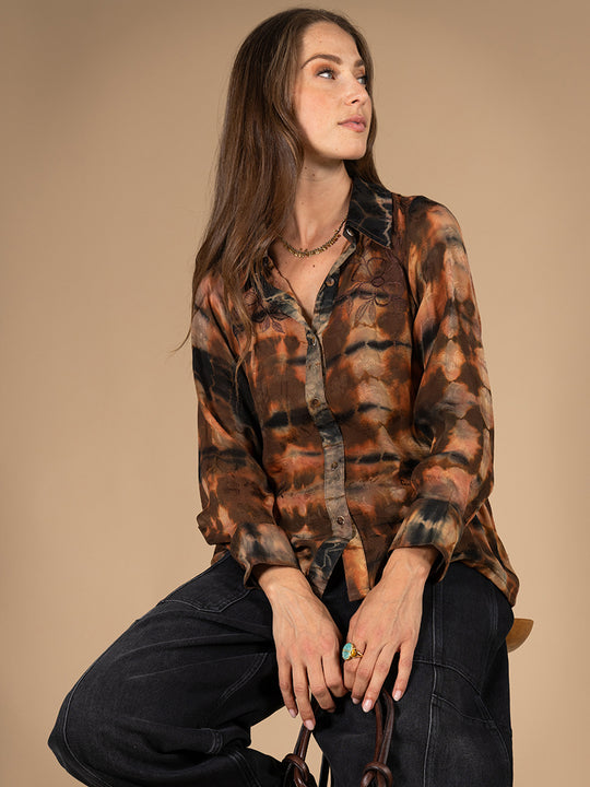 Seidenbluse «Joa» von COFUR