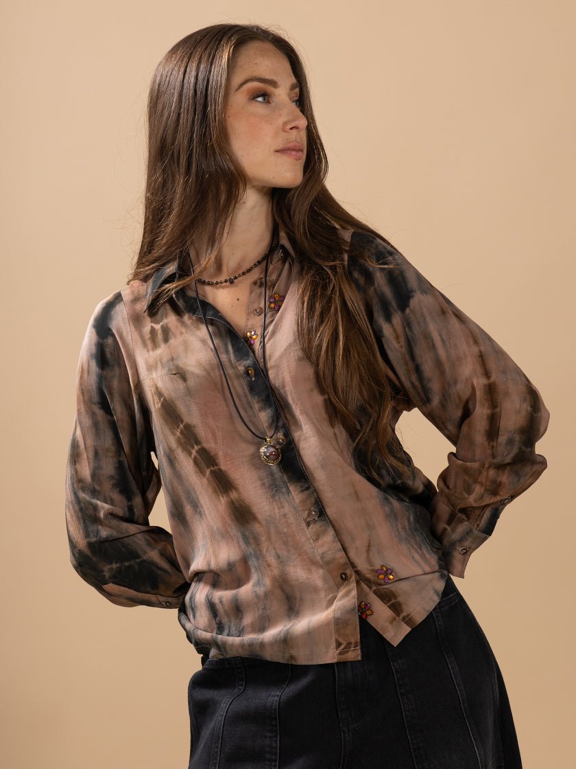 Seidenbluse «Joa» von COFUR