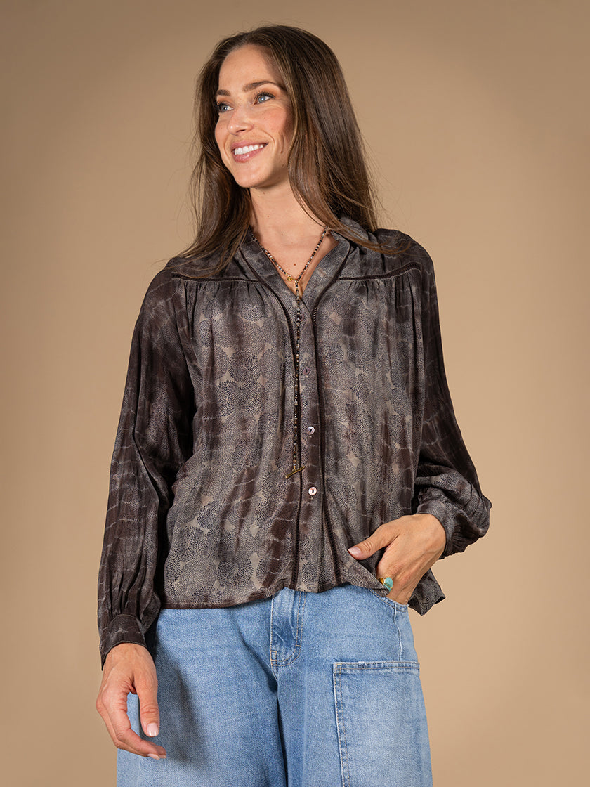 Seidenbluse «Coco» von COFUR