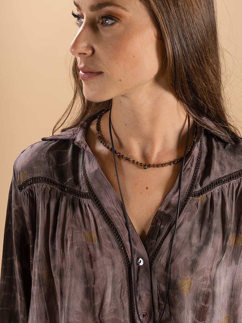 Seidenbluse «Coco» von COFUR