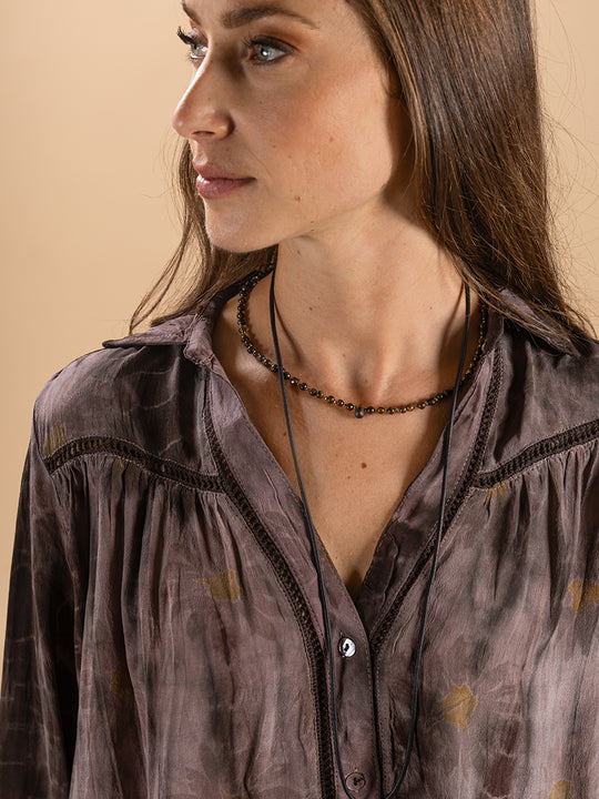 Seidenbluse «Coco» von COFUR