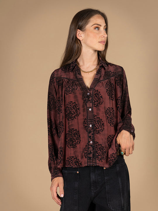 Seidenbluse «Coco» von COFUR