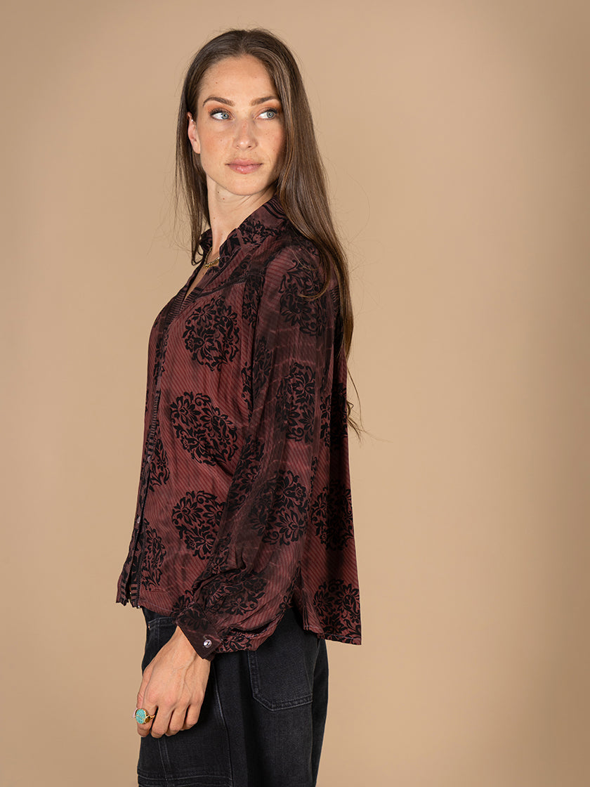 Seidenbluse «Coco» von COFUR