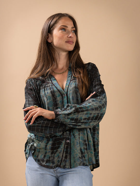 Seidenbluse «Coco» von COFUR