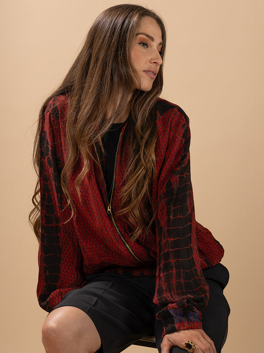 Seidenjacke «Bombe» von COFUR
