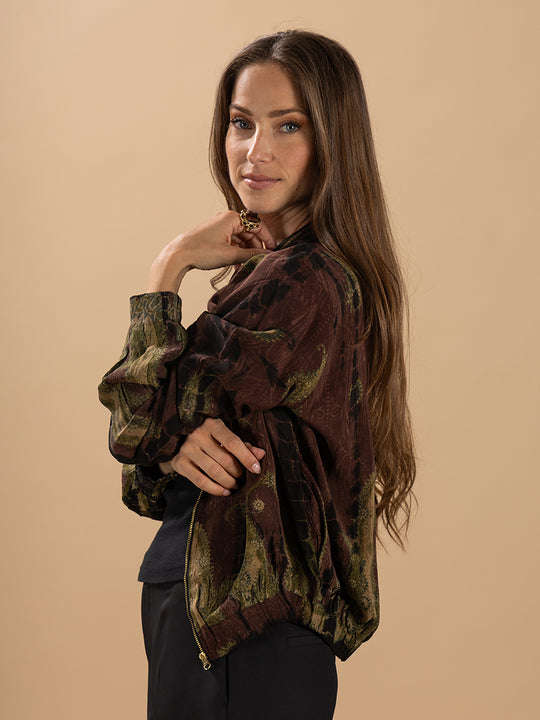 Seidenjacke «Bombe» von COFUR