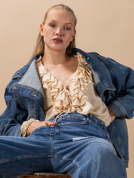 Bluse «Esmeralda» von GITTA BANKO