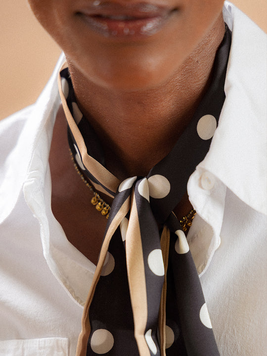 Schal «Narrow Mini Neck Dots»
