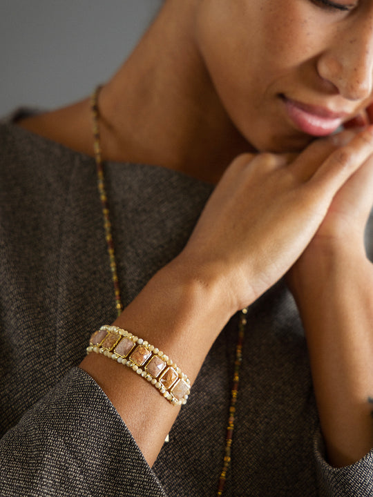 Armband «Powderrose» von CORAZON