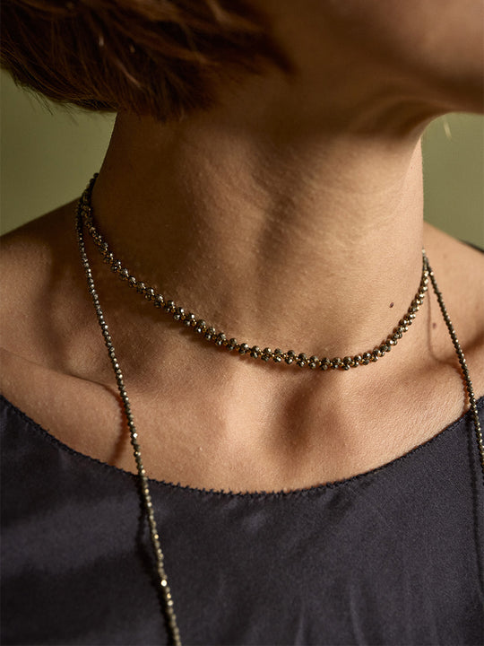 Halskette «Collier Anthrazit» von CORAZON