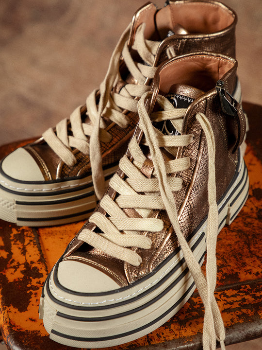 High Sneaker «Trust» von REBECCA WHITE